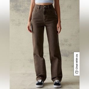 Pacsun 90s boyfriend Jean in brown
